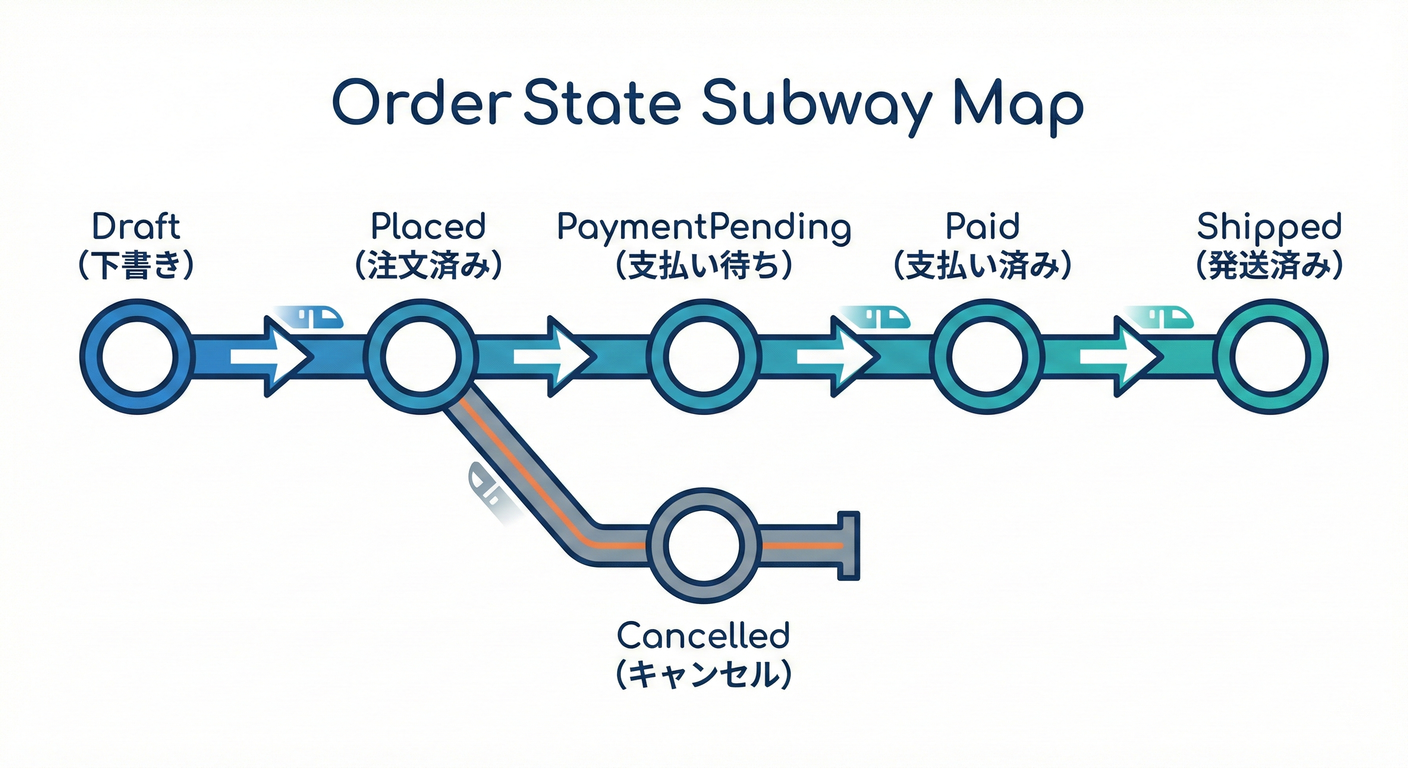 Order State Subway Map