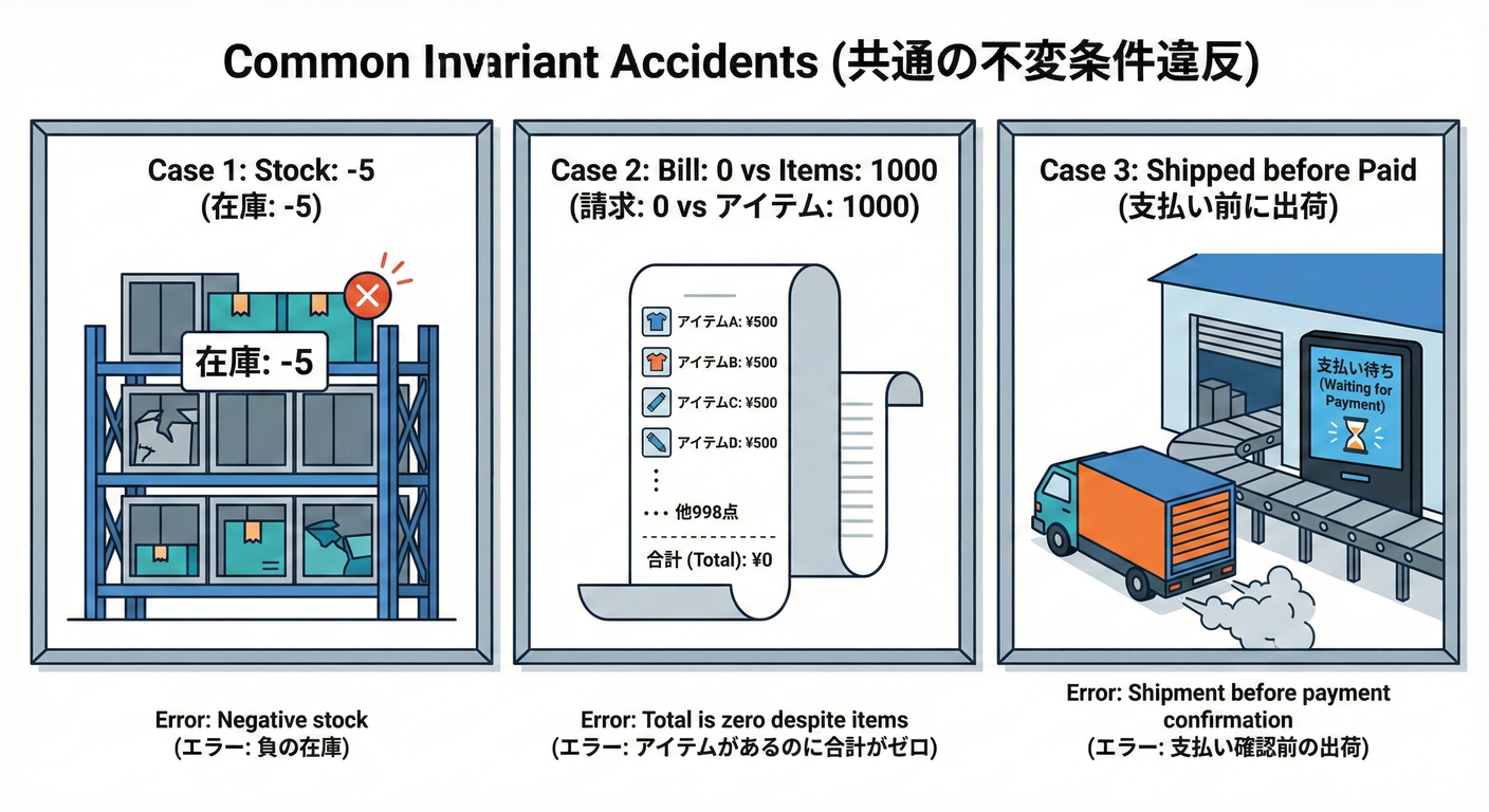 Common Invariant Accidents