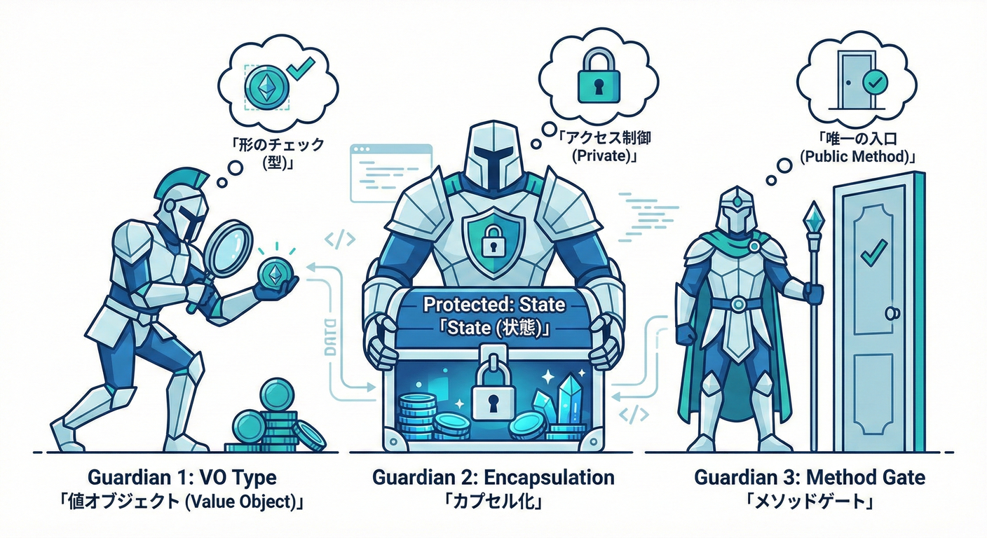Three Code Guardians