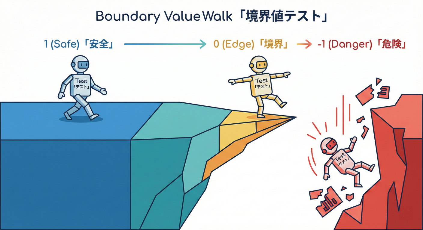 Boundary Value Walk