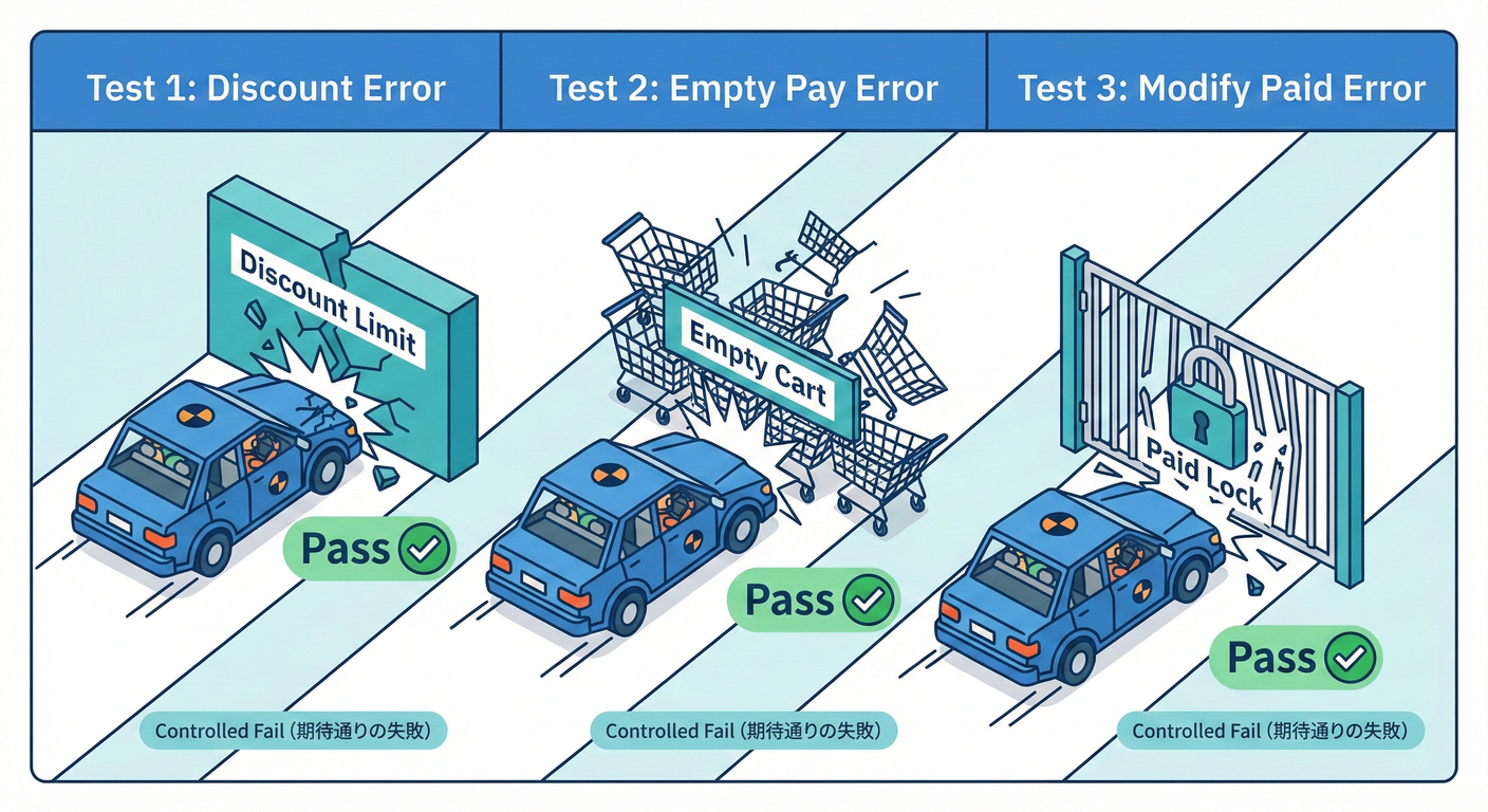 Three Test Scenarios