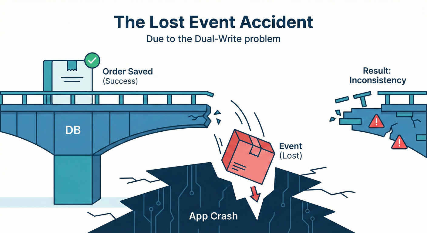 The Lost Event Accident