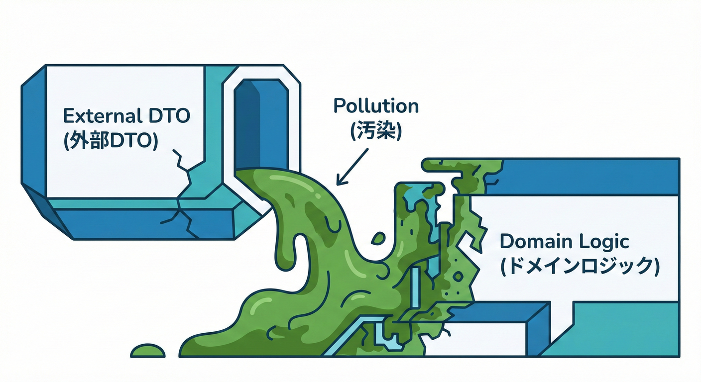 DTO Leakage (The Anti-Pattern)