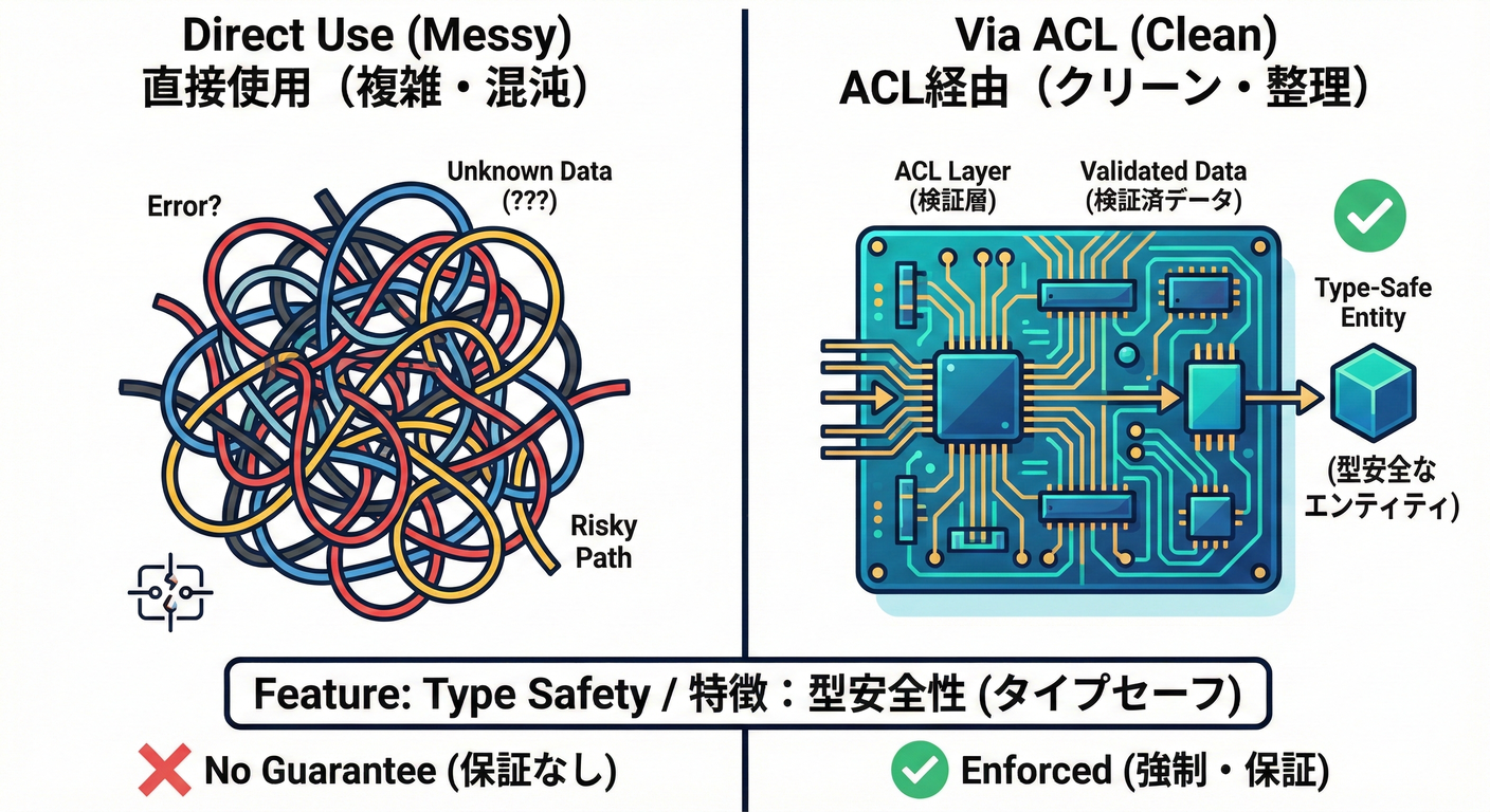 Direct vs ACL Code Comparison