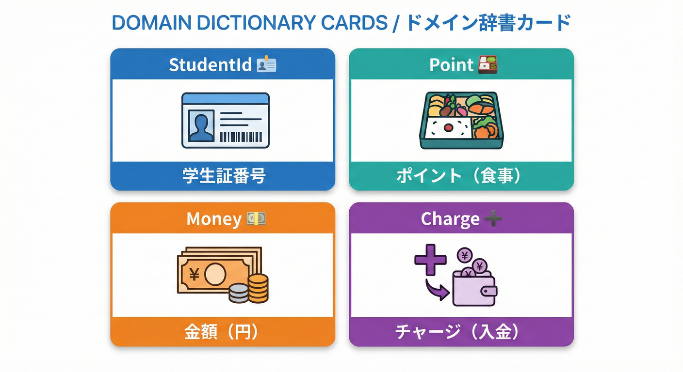 Domain Dictionary Cards