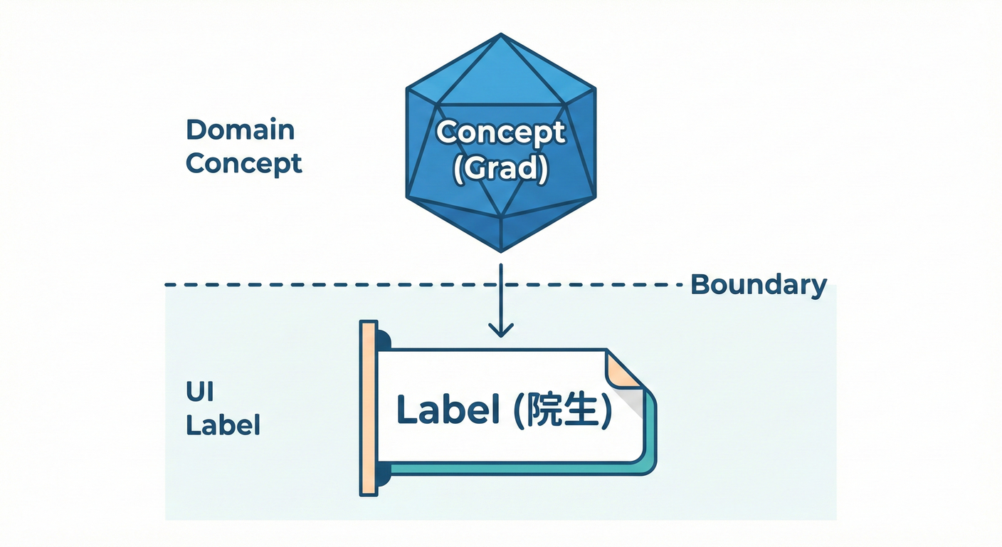 UI Label Separation