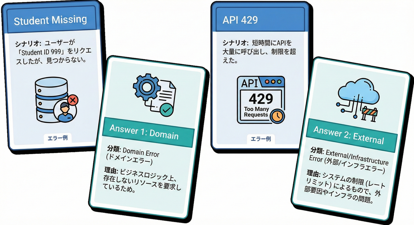 Error Quiz Cards
