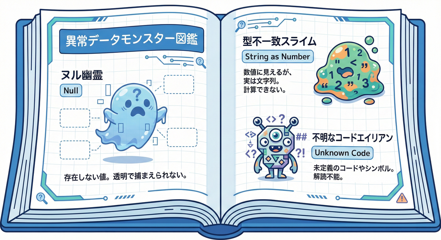異常データあるある図鑑