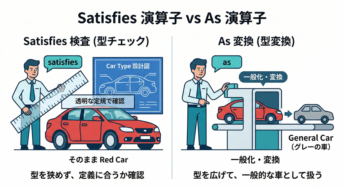 Satisfies Inspector