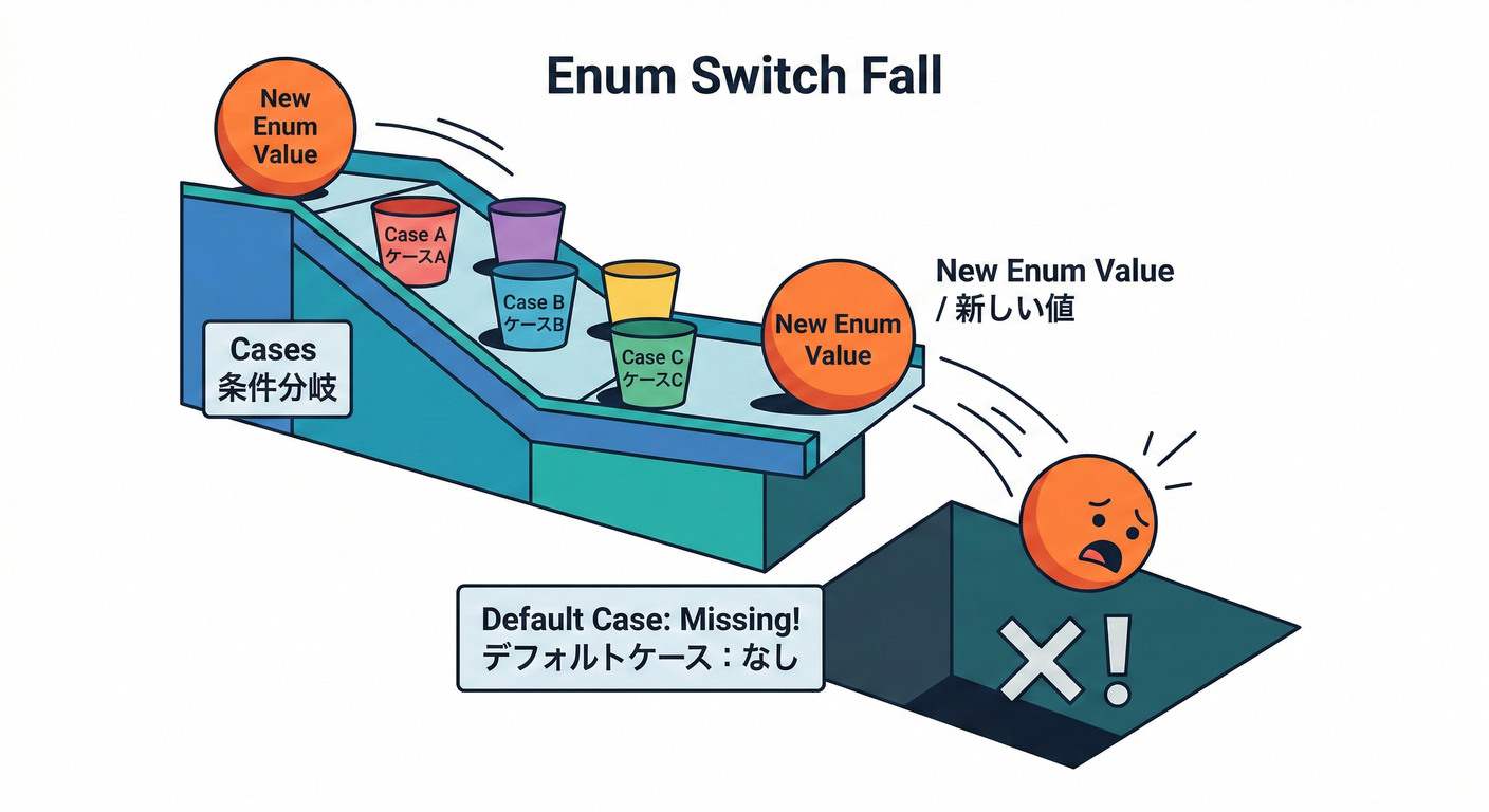 Enum Switch Fall