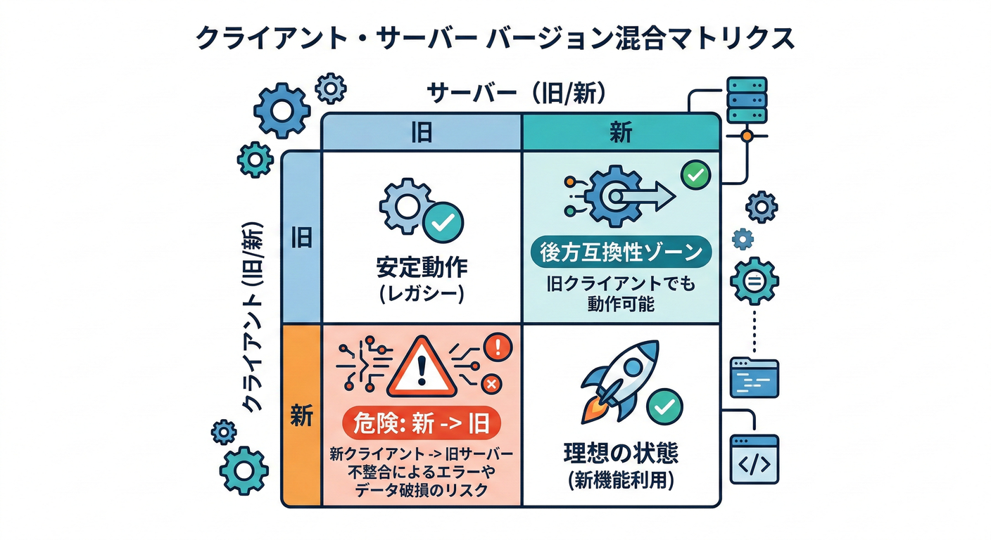 Client-Server Mixing Matrix