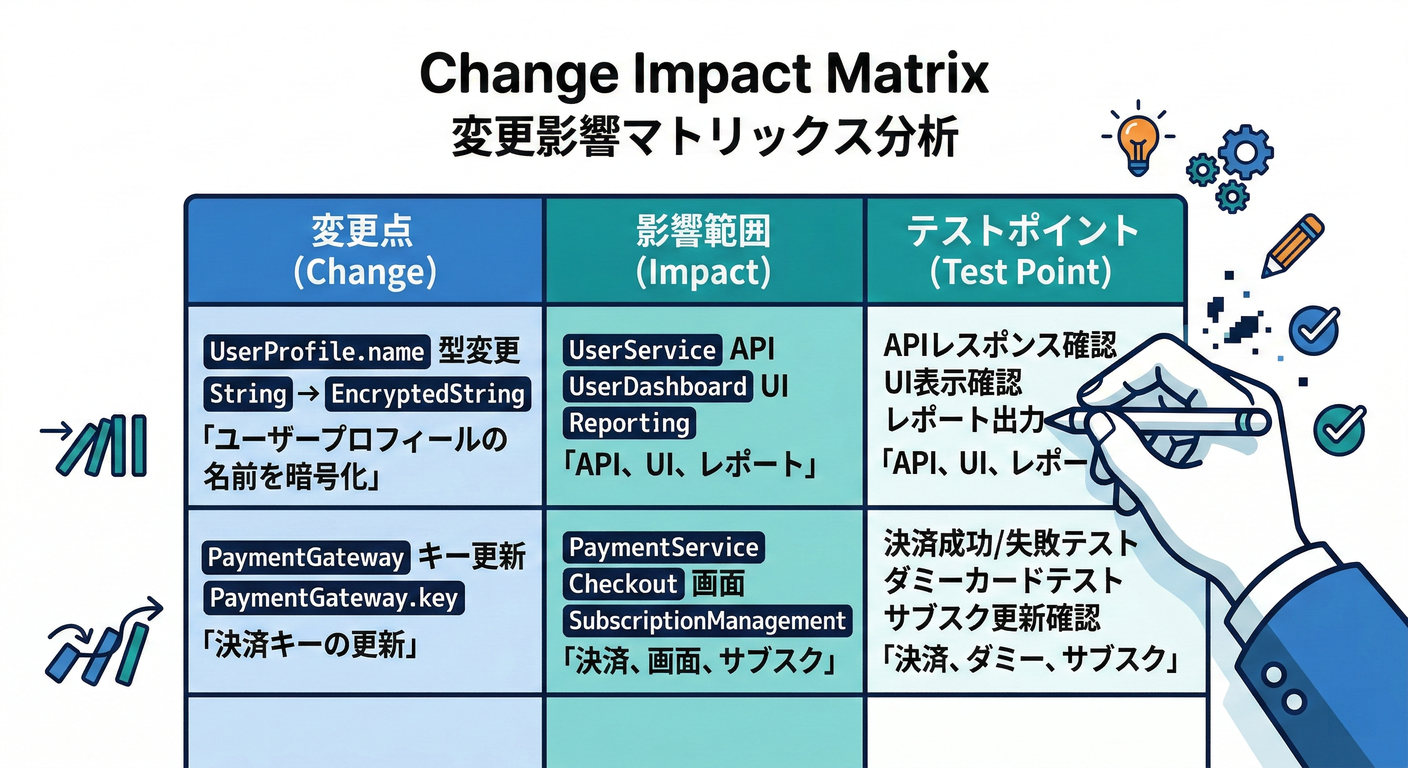 Change Impact Matrix