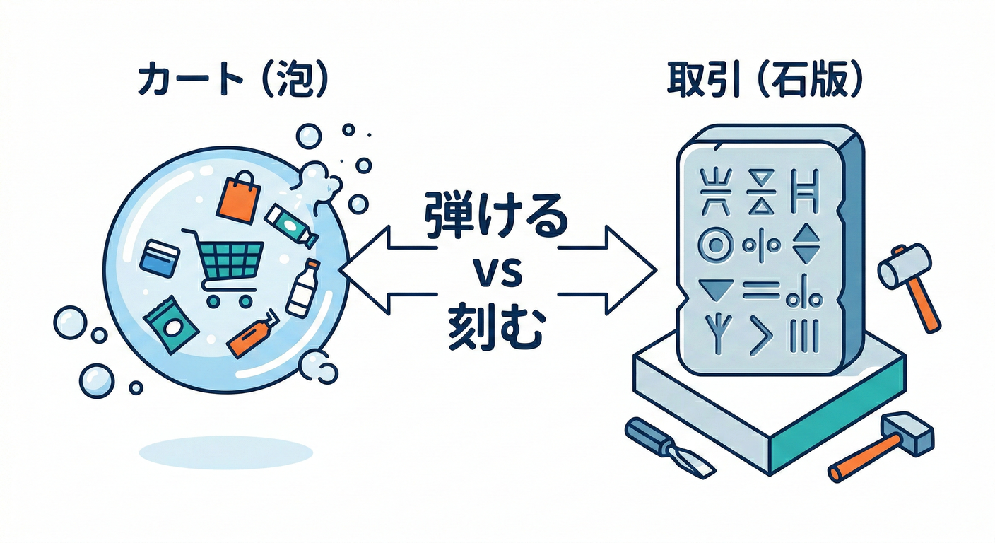 Cart vs Trade Lifecycle