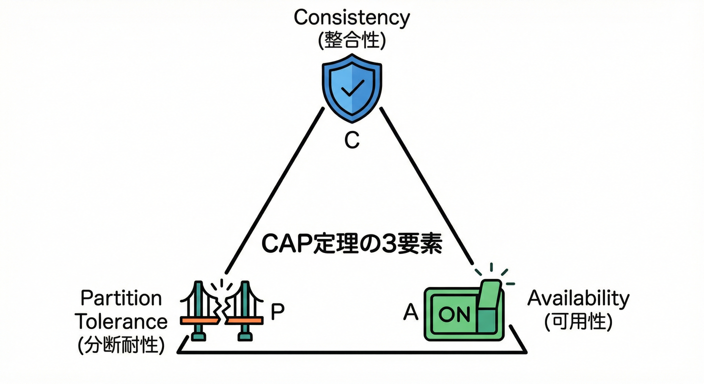 CAP定理の三角形