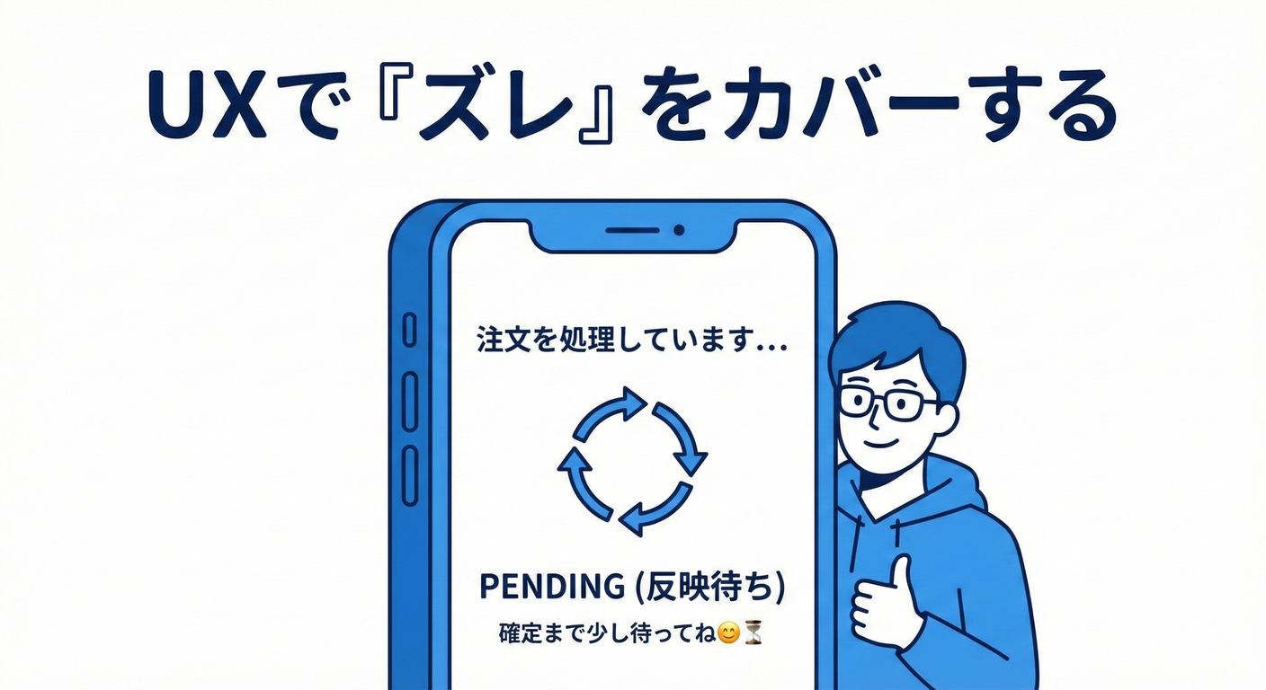 UXでのカバー(処理中表示)