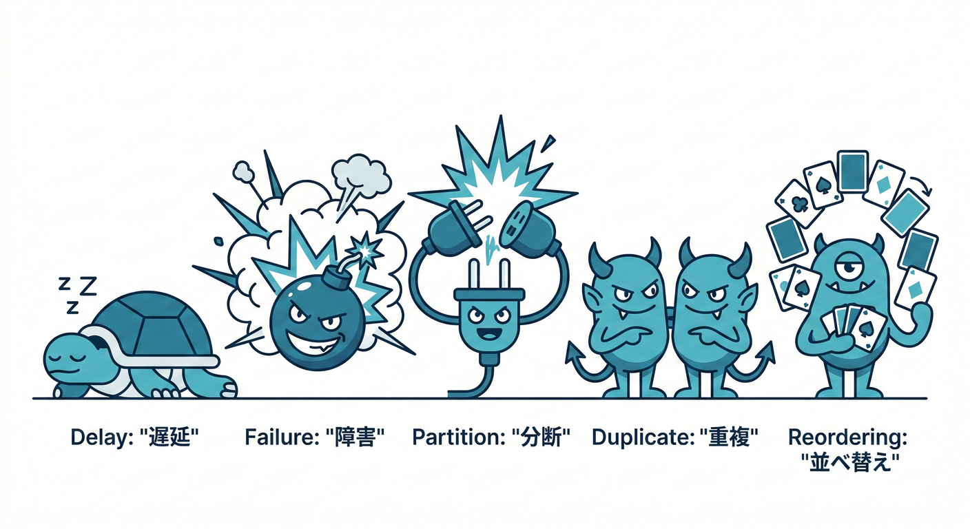The 5 Distributed Pains