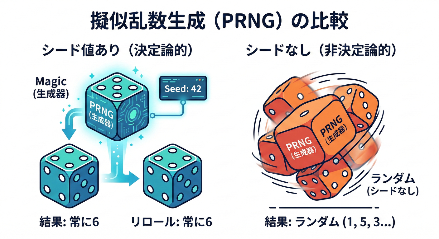 Seeded PRNG
