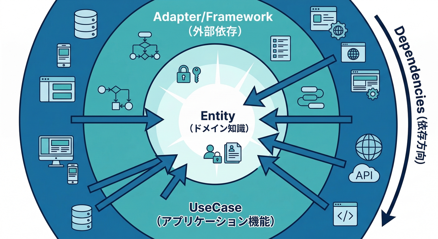 Dependency Rule Circles