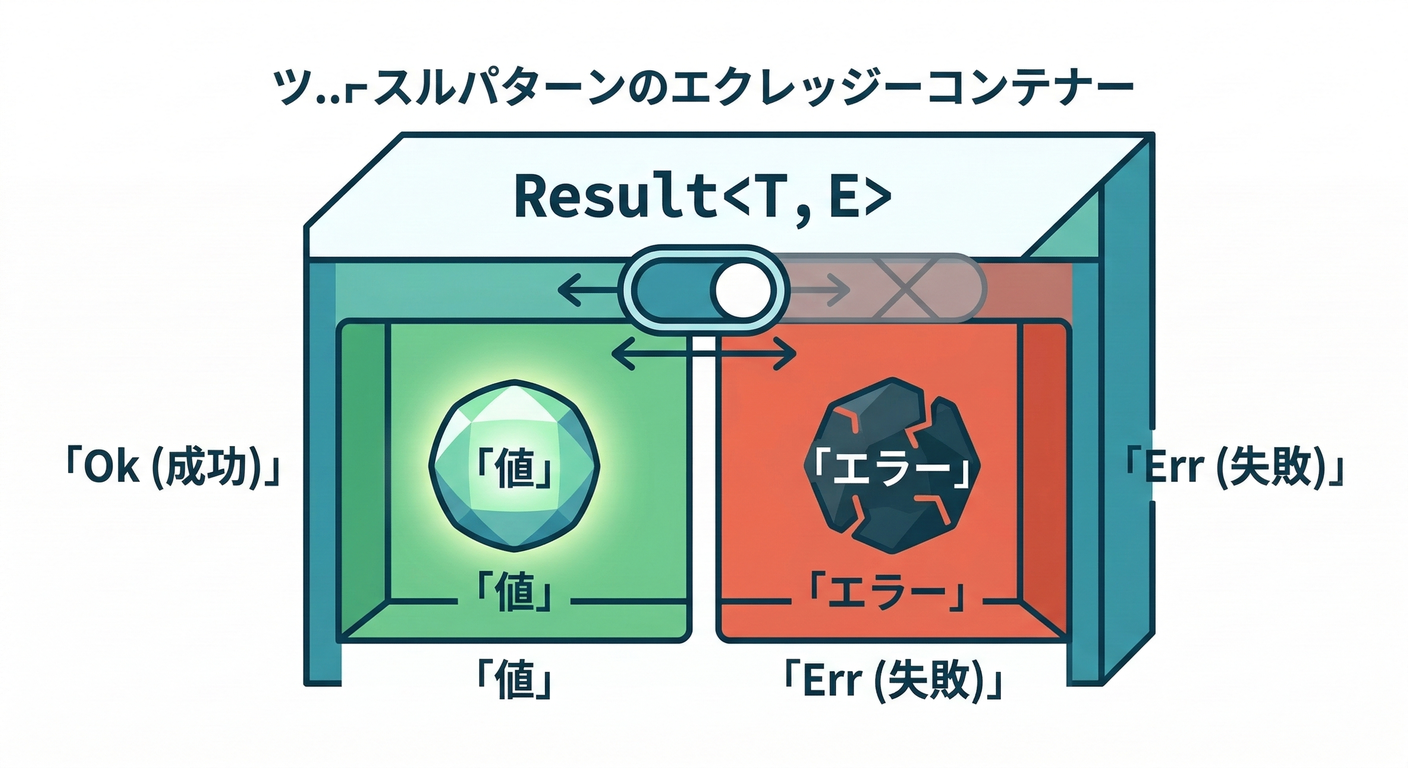 Result Pattern (Ok/Err) Container