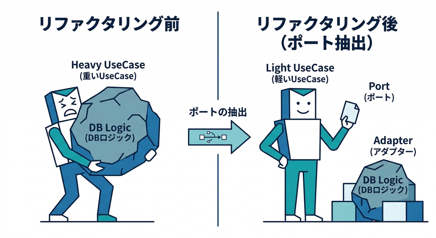 Refactoring Story (Port Extraction)