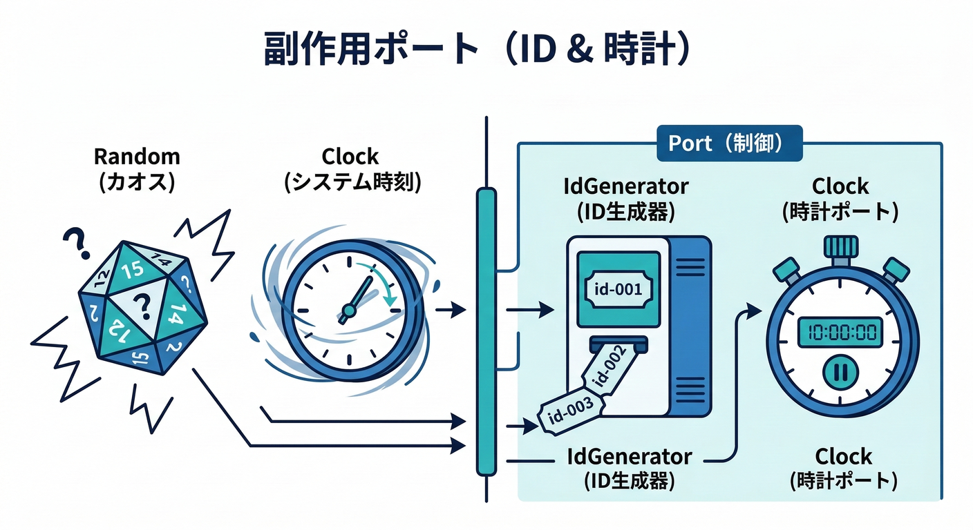 Side-Effect Ports (ID &amp; Clock)