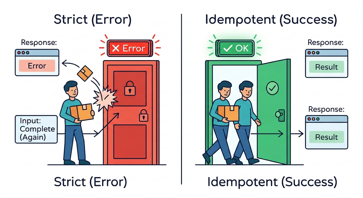 Idempotency Strategy (Strict vs Idempotent)