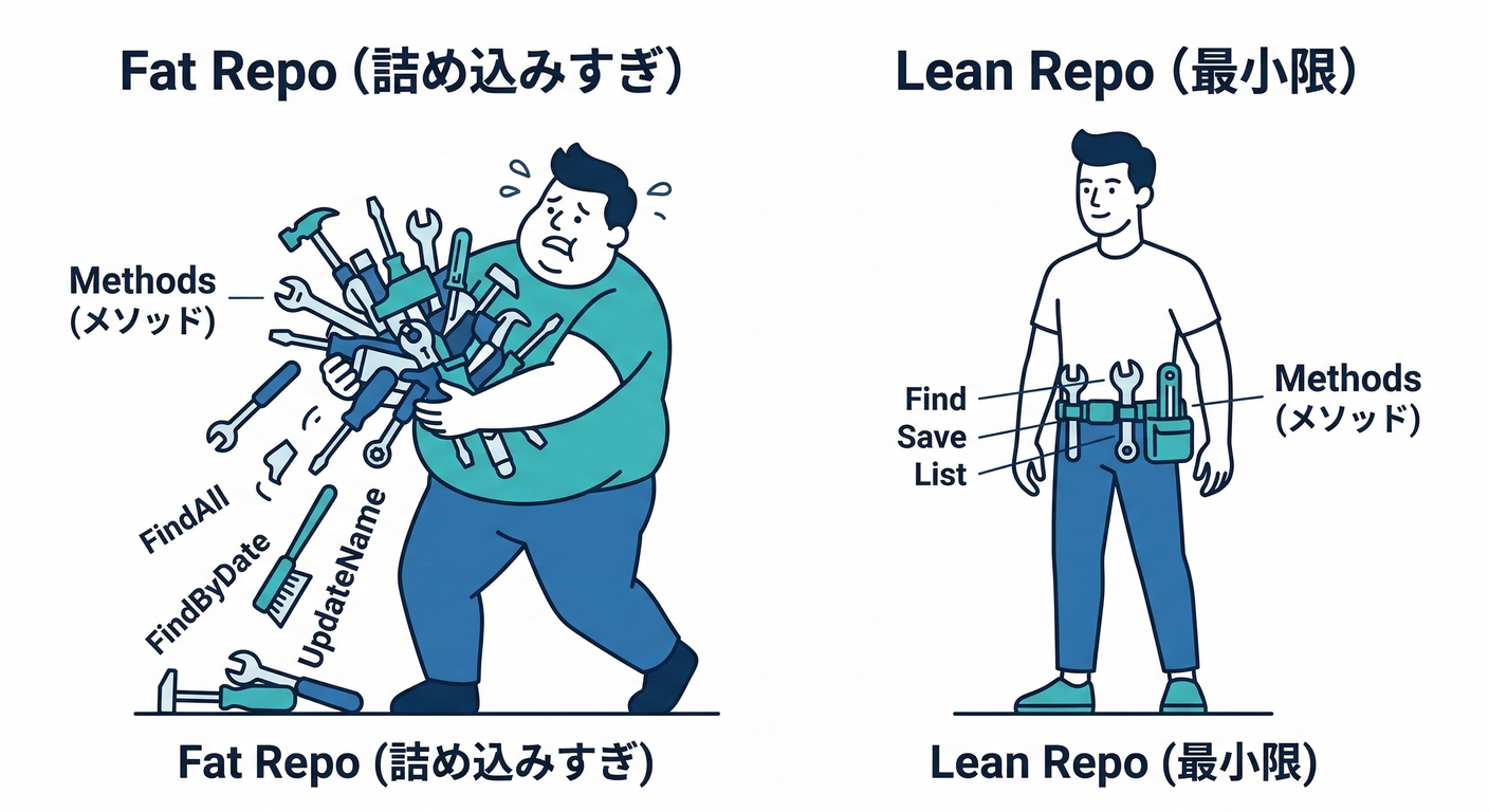 Fat vs Lean Repository