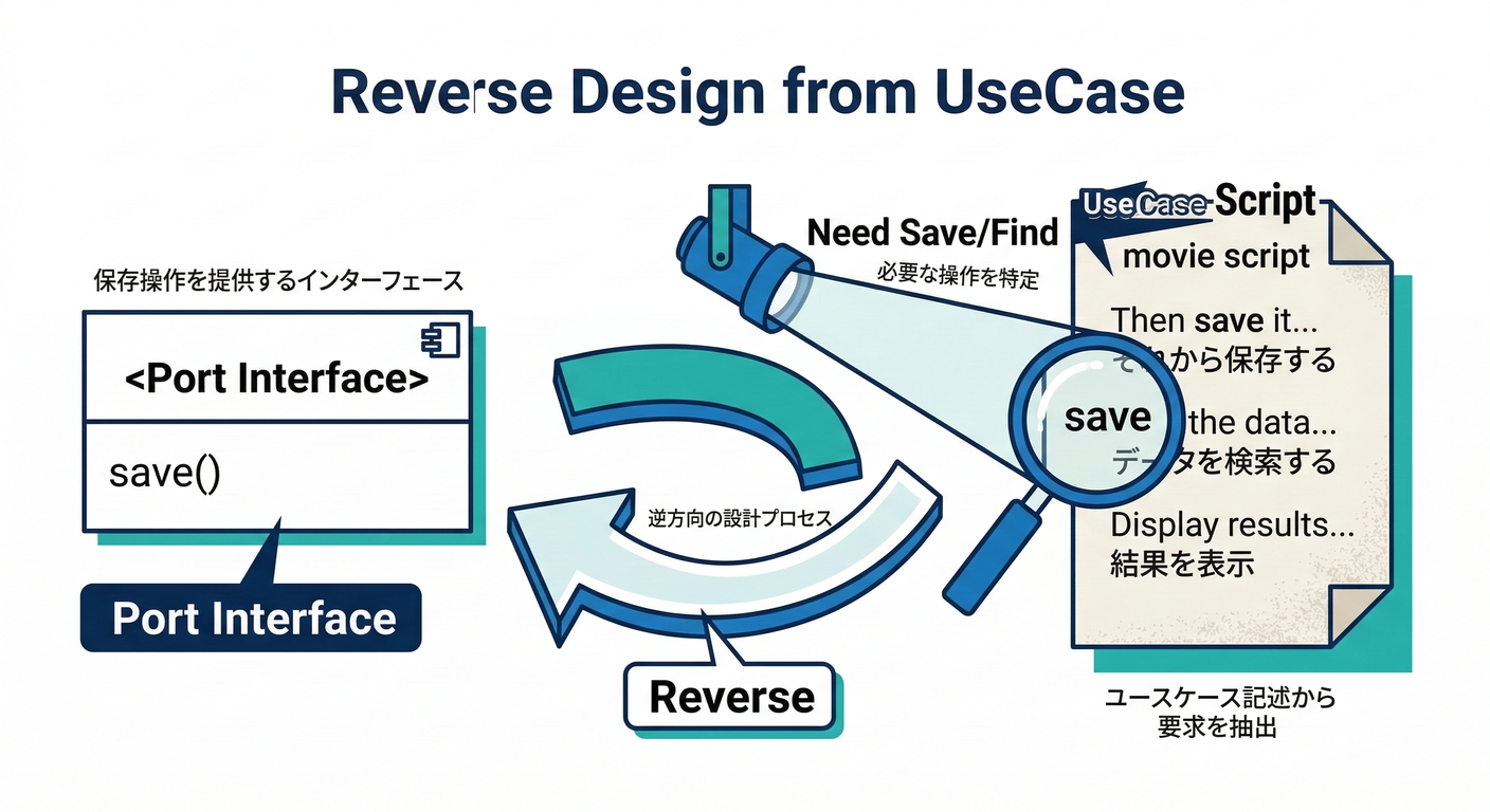 Reverse Design from UseCase