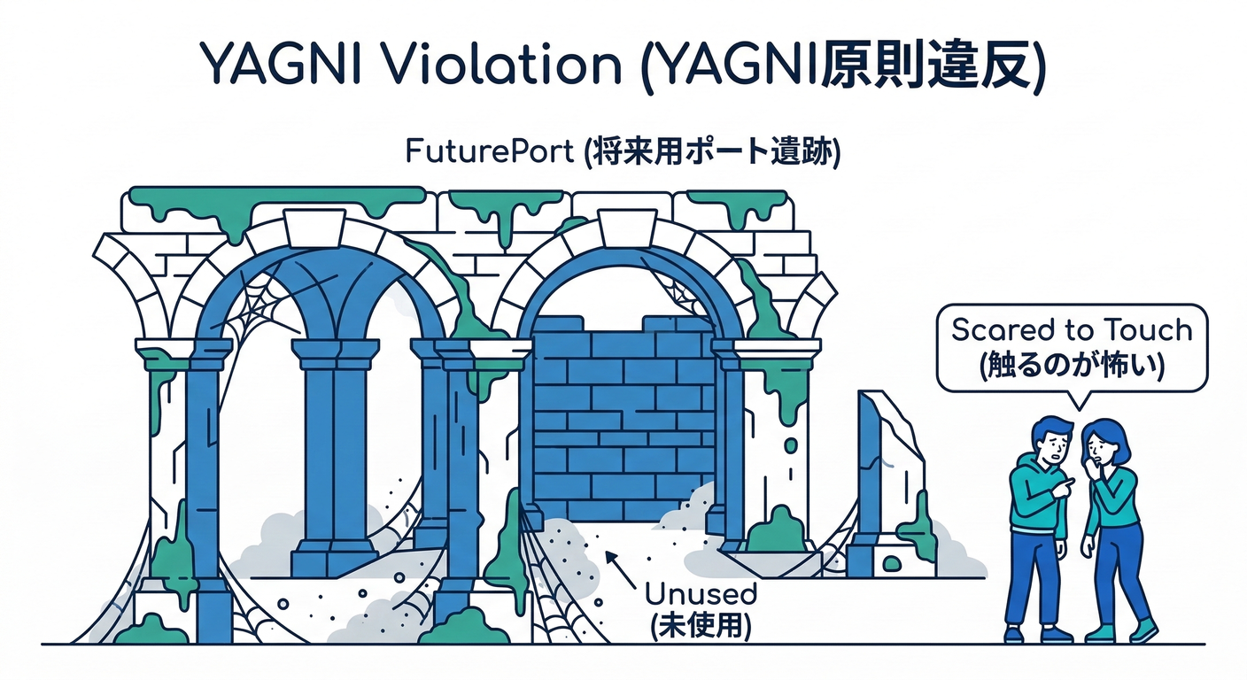 Ancient Unused Port Ruins