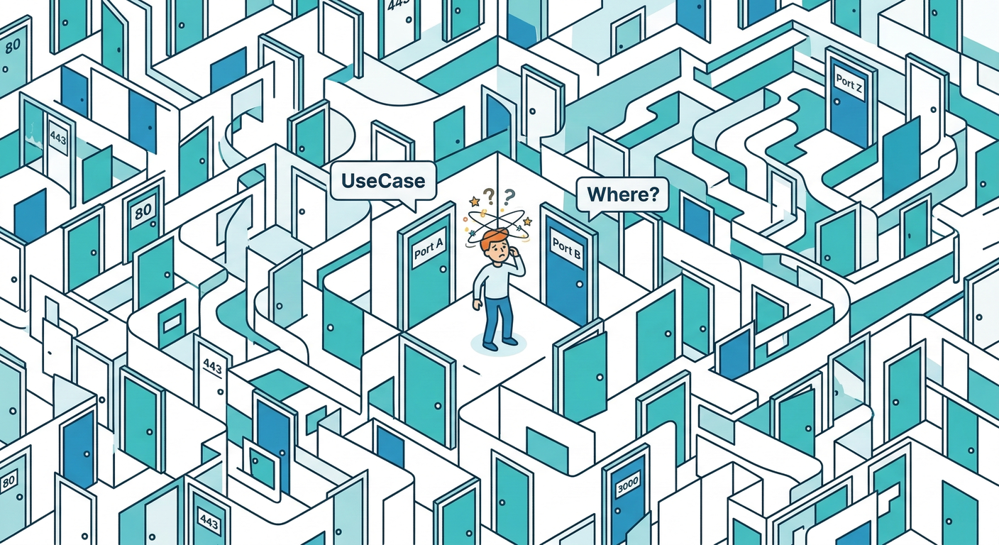 Port Maze Confusion