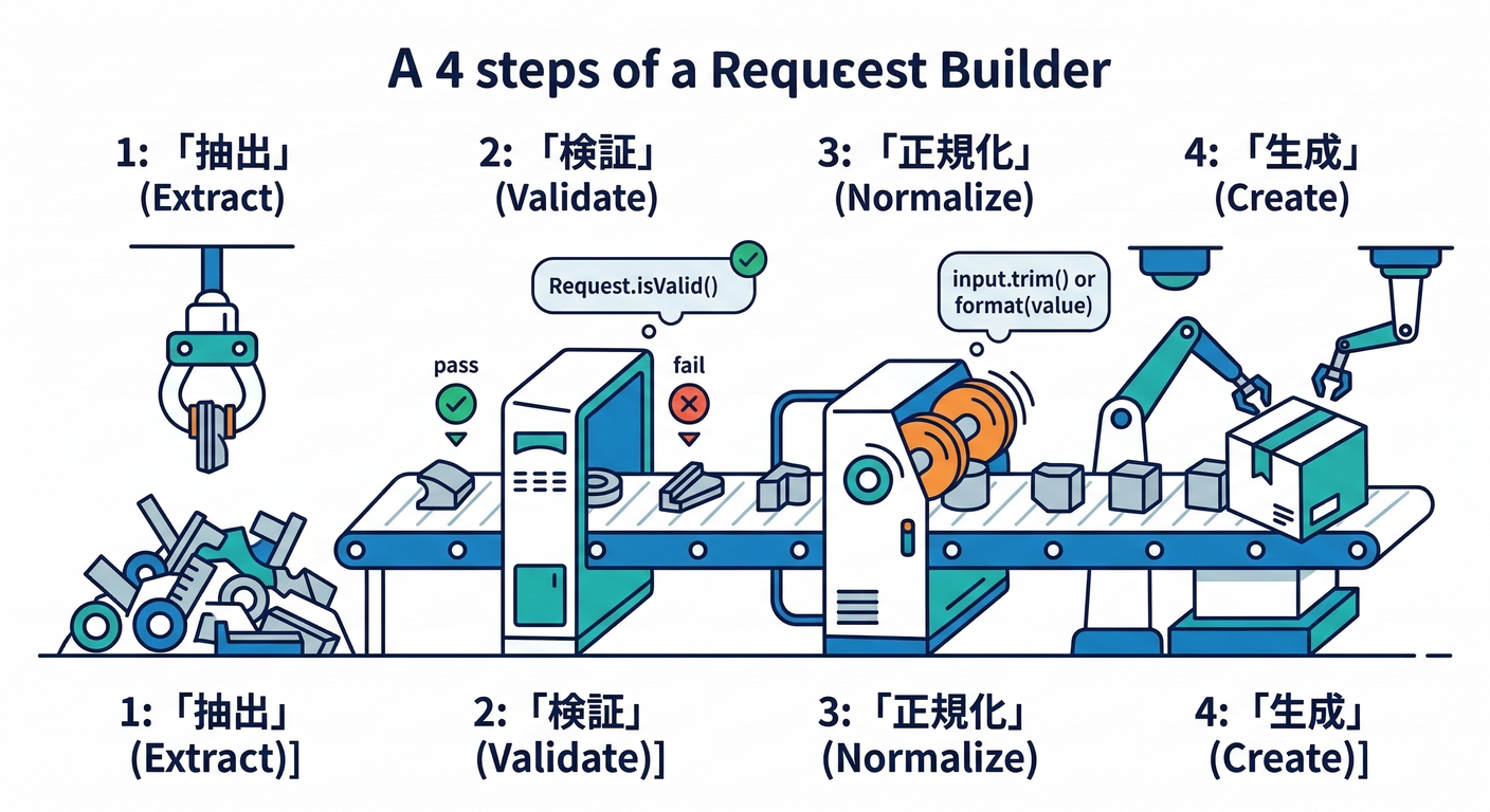 4 Steps of Request Builder