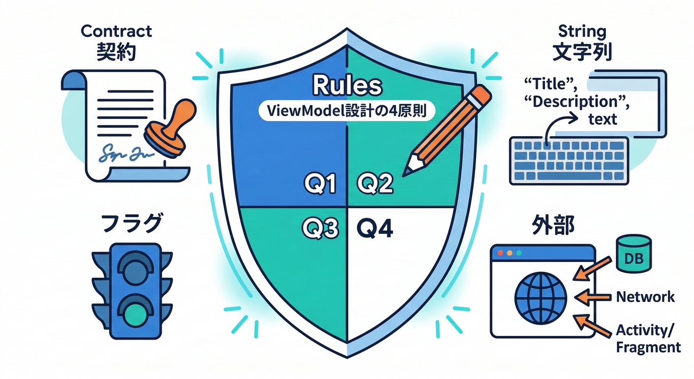 4 Rules of ViewModel