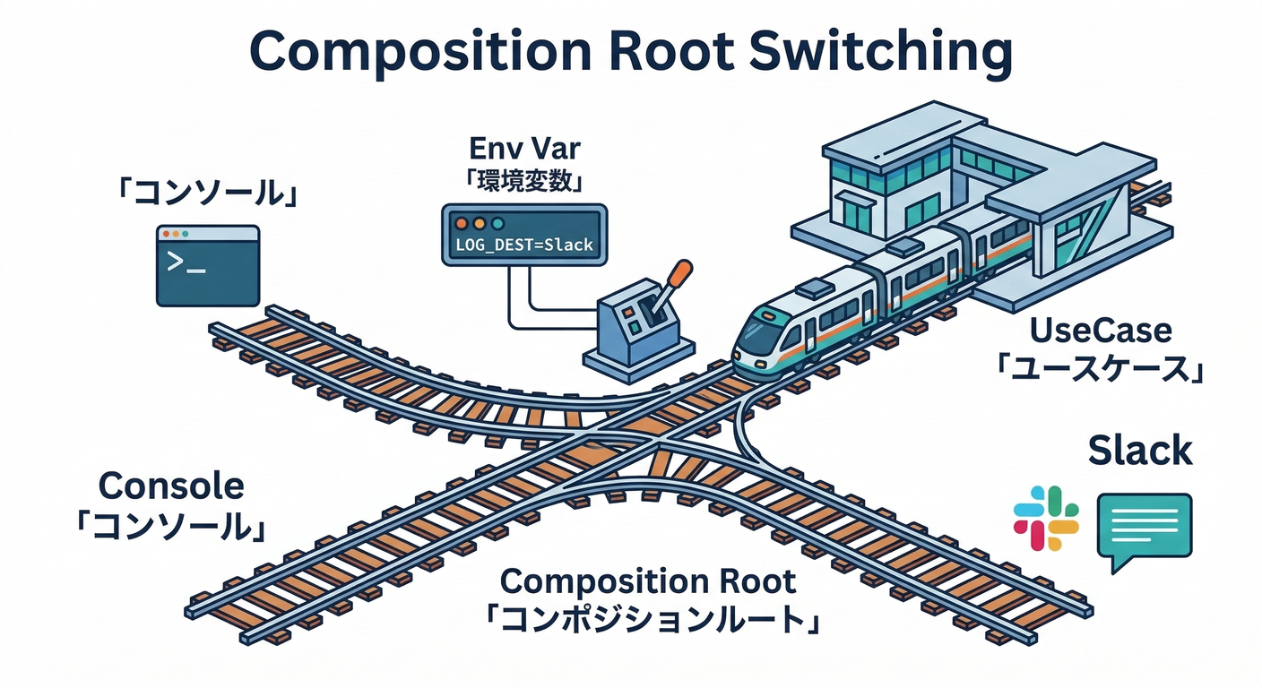 Composition Root Switching