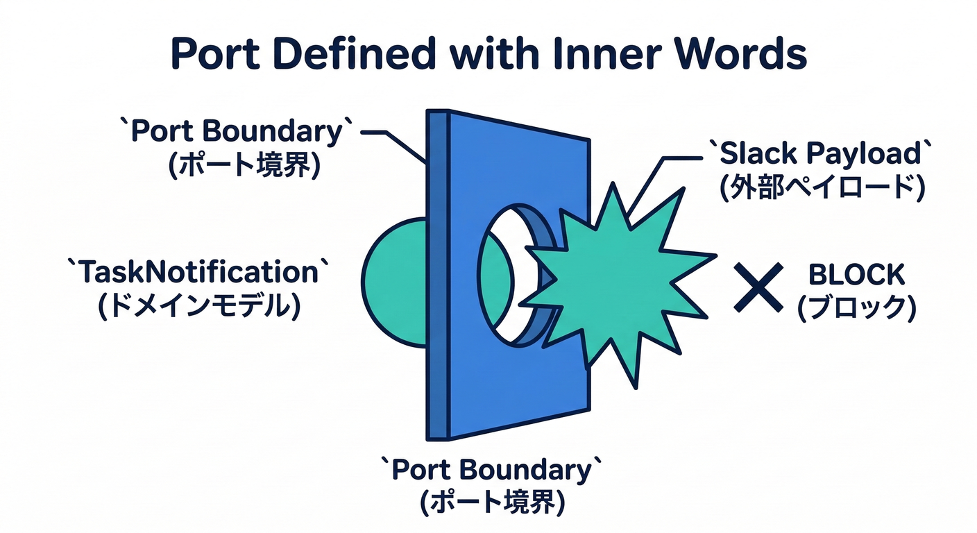 Port Defined with Inner Words