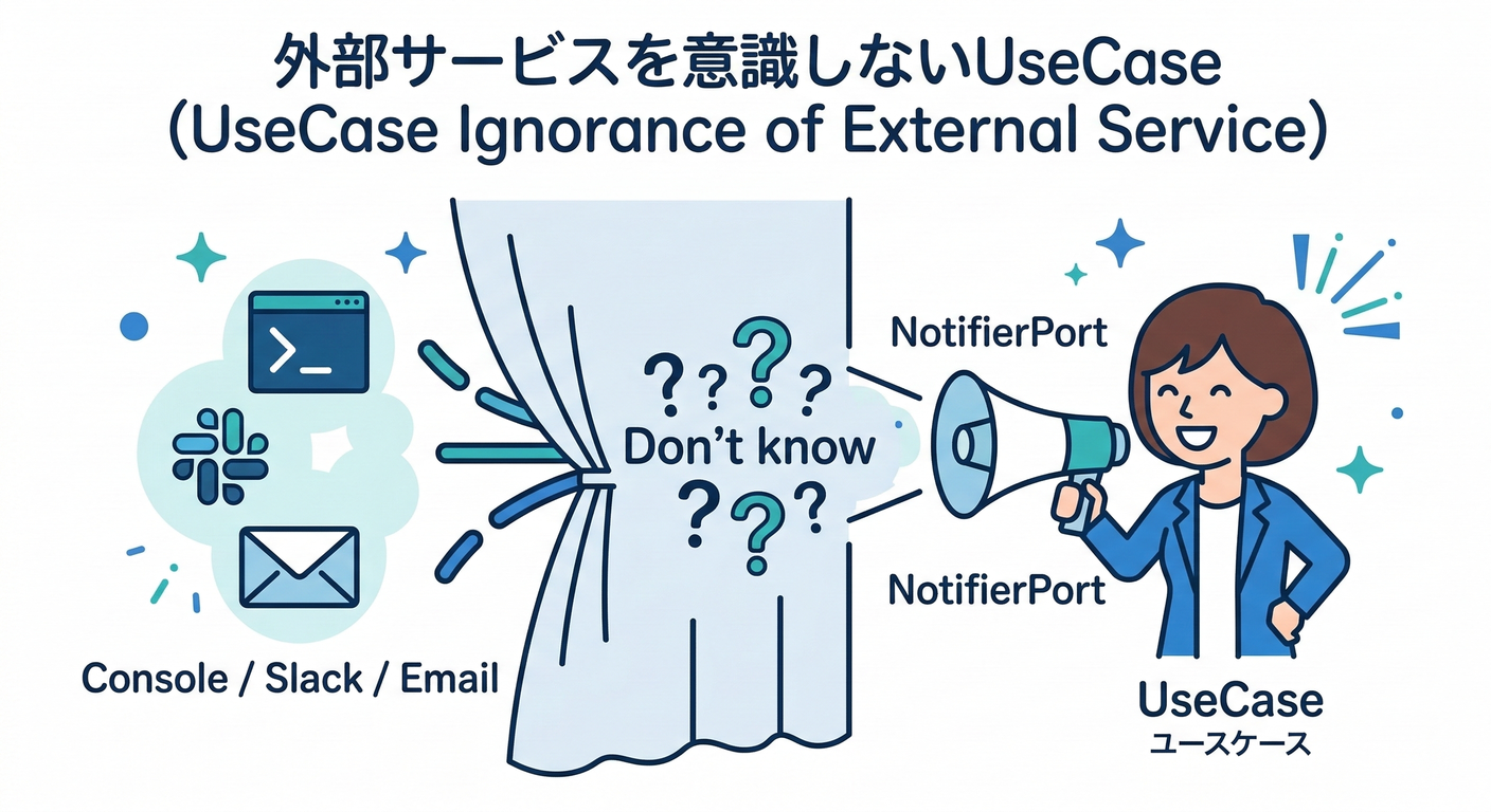 UseCase Ignorance of External Service