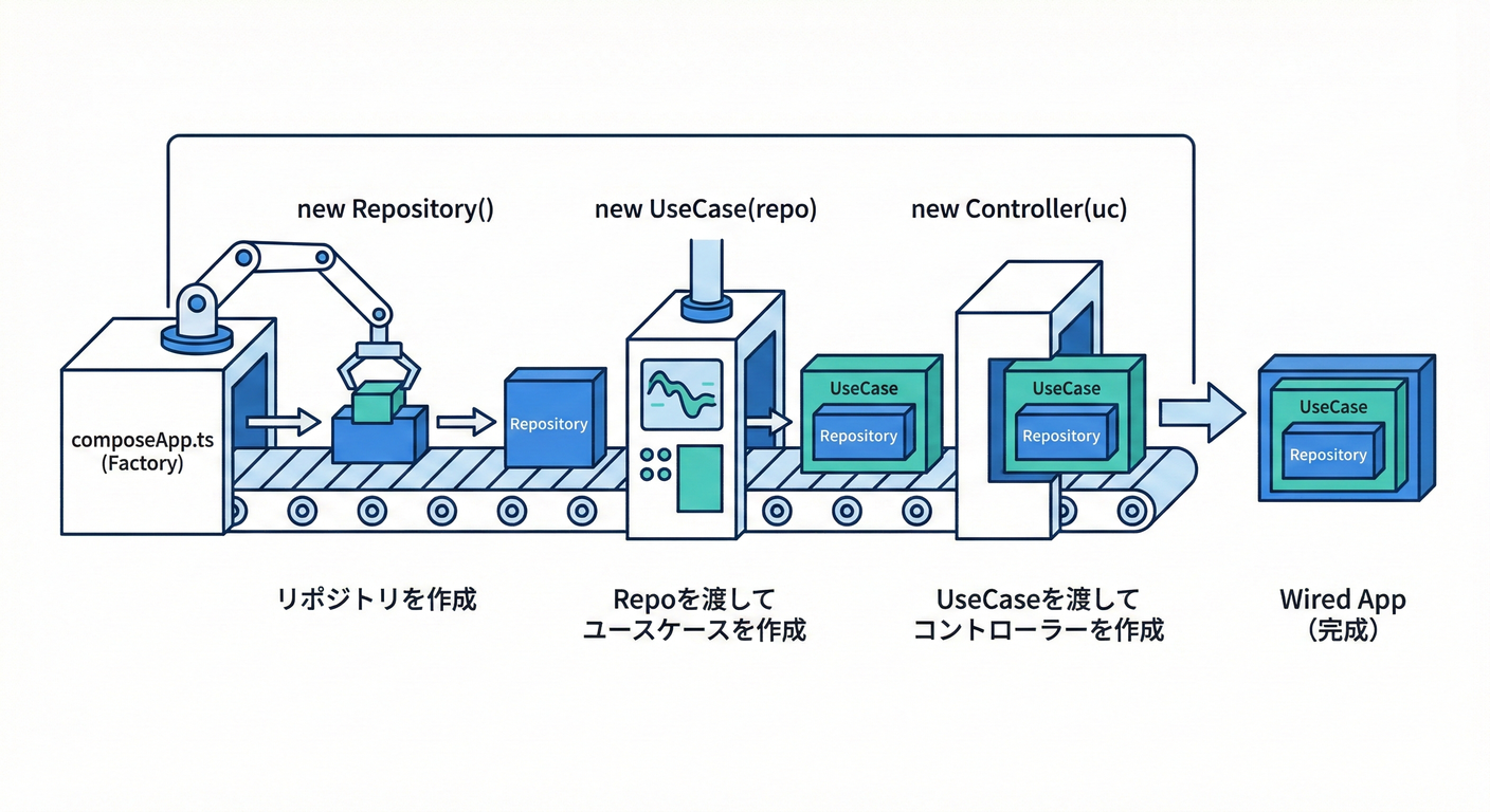 Manual DI wiring diagram (composeApp)