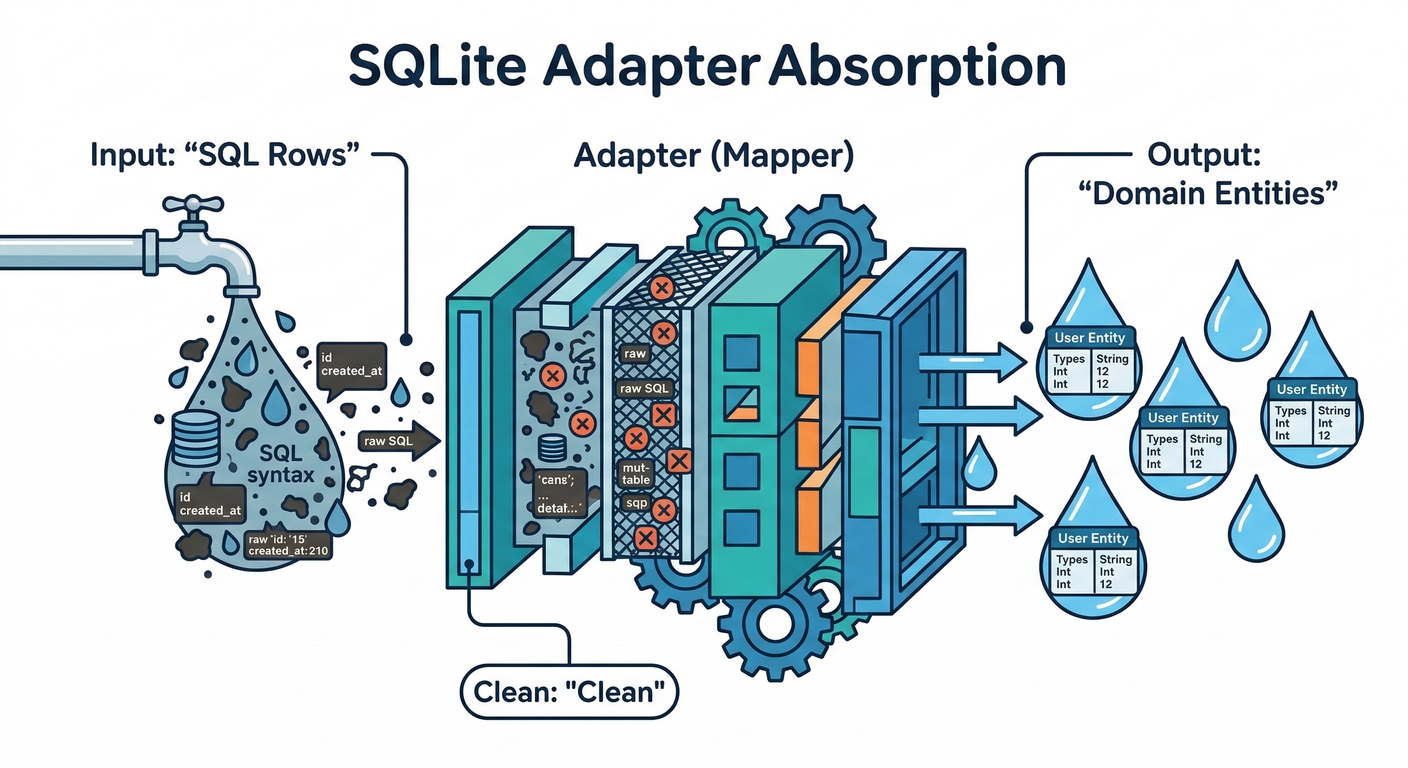SQLite Adapter Absorption