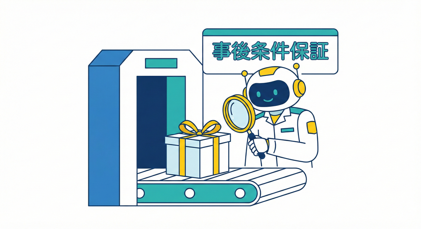 事後条件保証