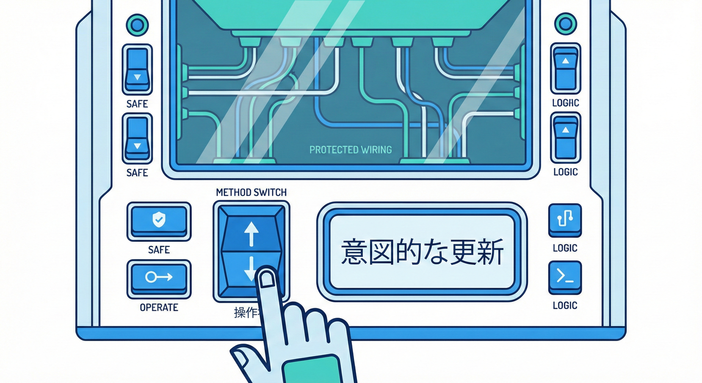 意図的な更新