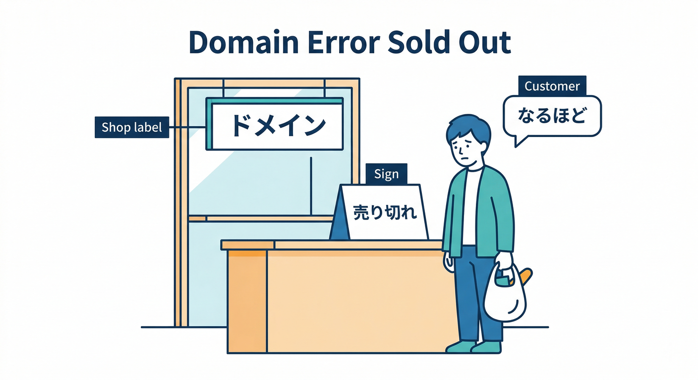 Domain Error Sold Out