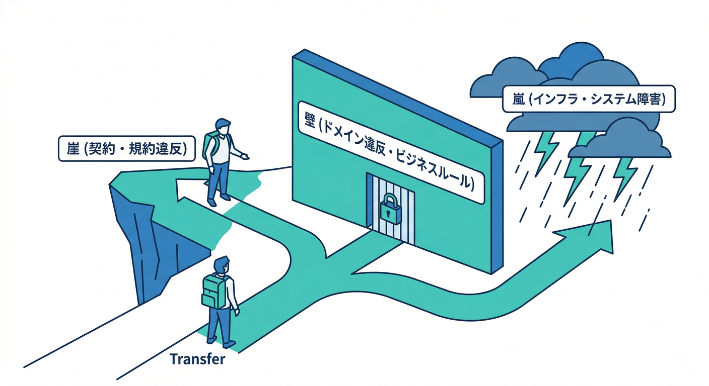 Transfer Failure Paths