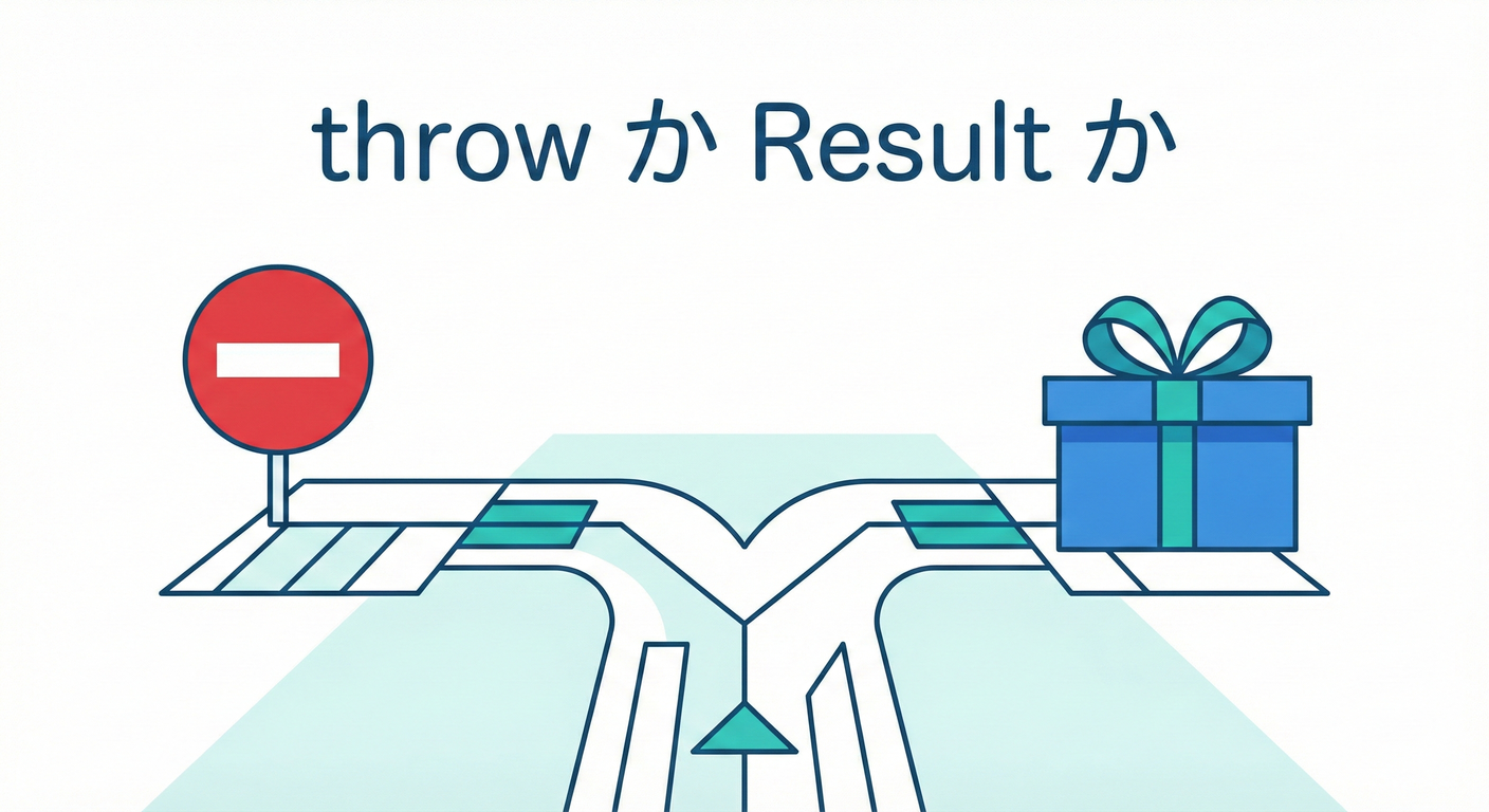 throw か Result か
