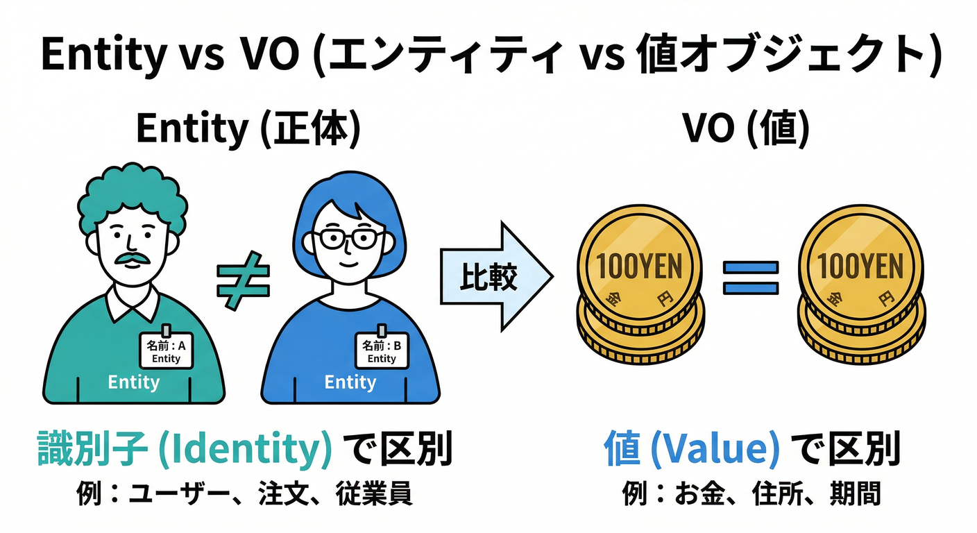 Entity vs VO Identity