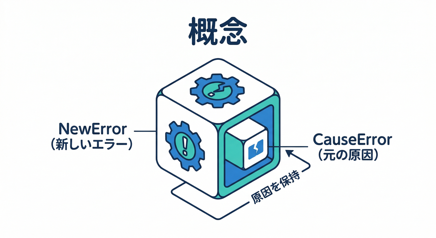 7. causeの使いどころ(エラーの“原因を保持”)🔗🧠
