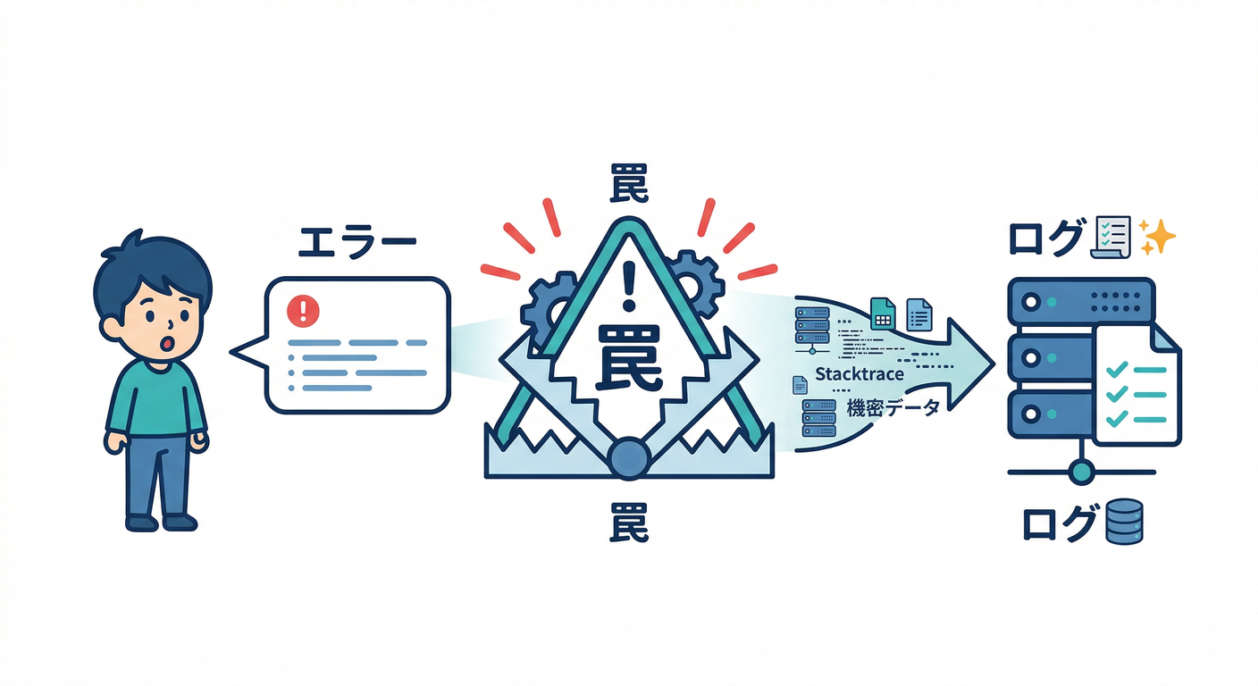 7-2. ユースケース側:返すのは PublicError、ログは別で残す🧾✨