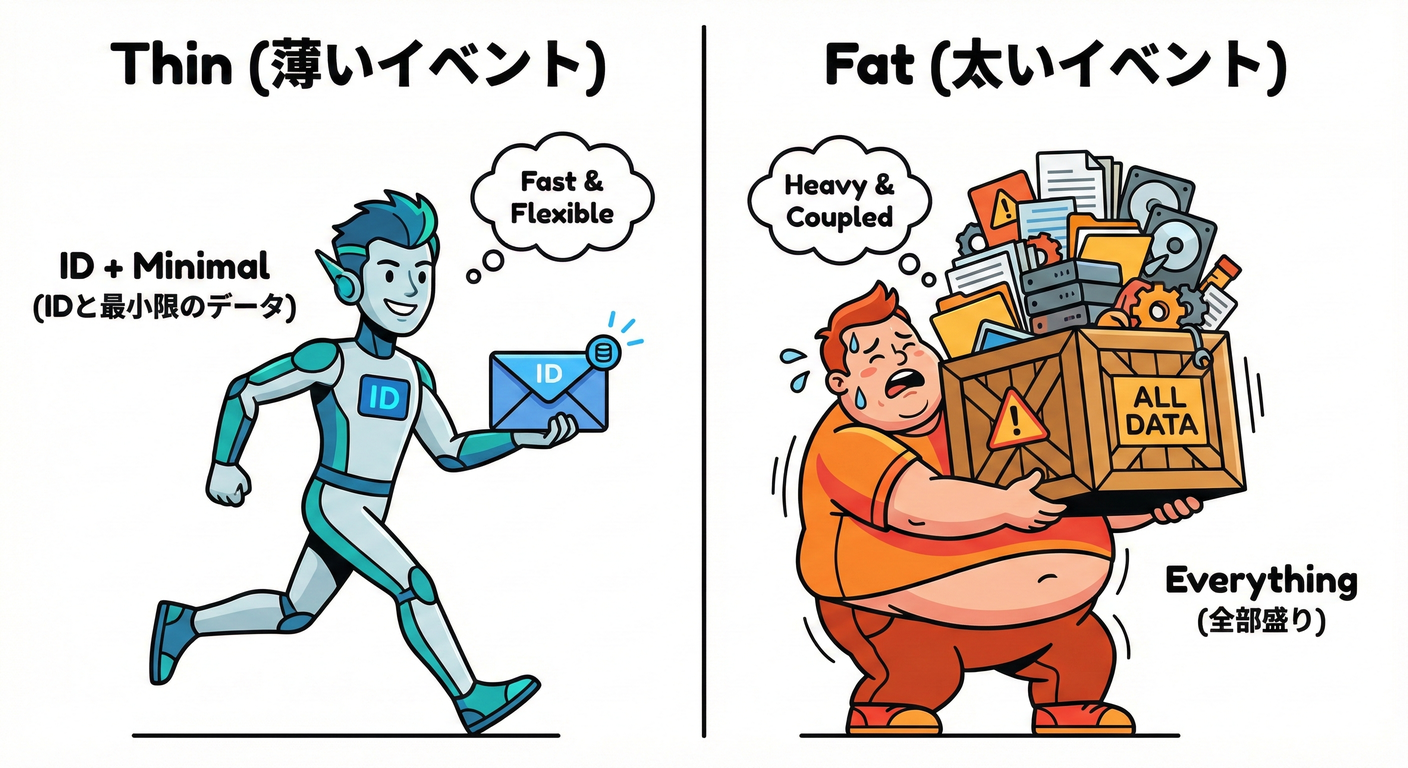 イベントの持つ情報：入れすぎ注意