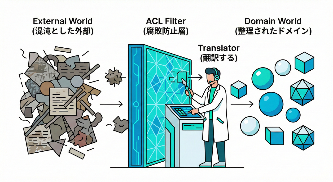 ACL入門:外部の都合を内側に入れない
