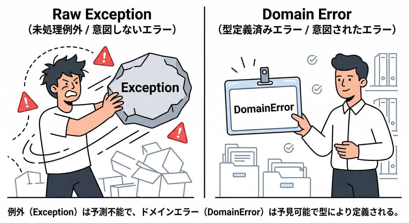 Raw vs Domain Error