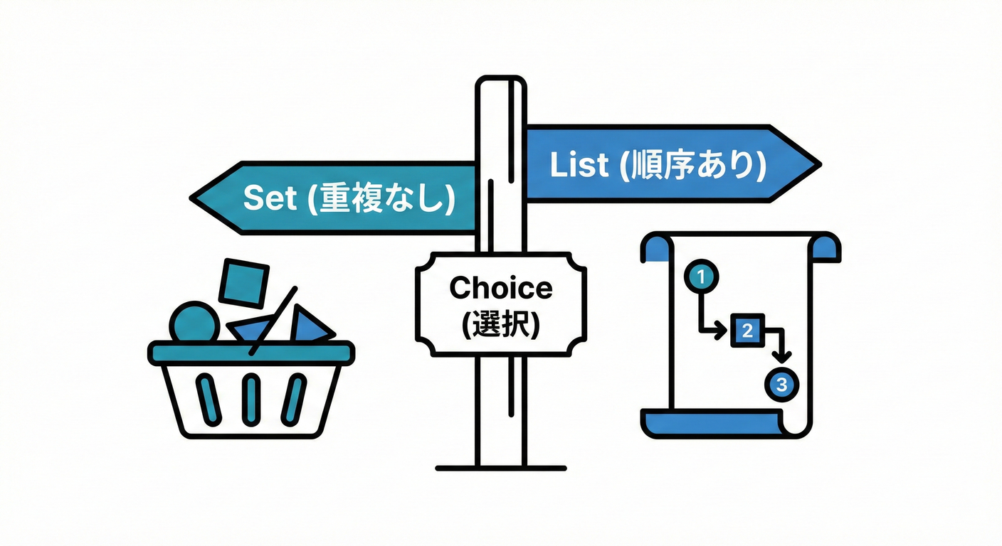Set vs List Sign