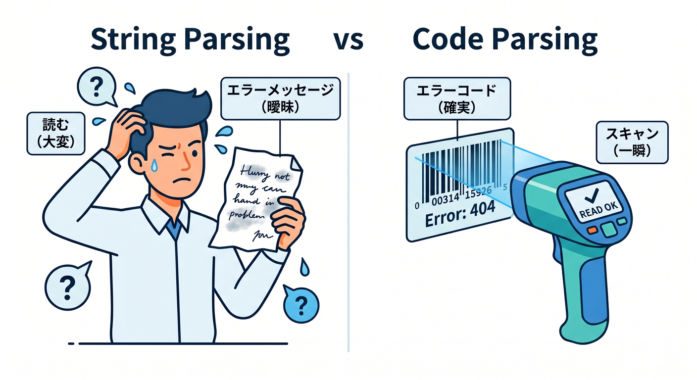 Code vs String Parsing